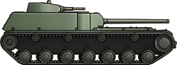 Sideview of KV-4 KTTS